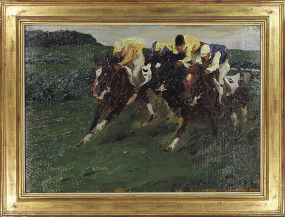 Otto Dill - Pferderennen - Frame image