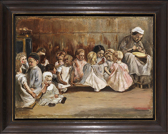 Max Liebermann - Kleinkinderschule - Frame image