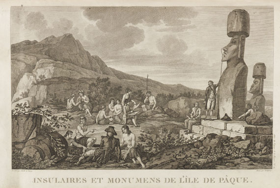 Jean François de La Pérouse - Voyage autour du monde. 4 Bände + Atlas