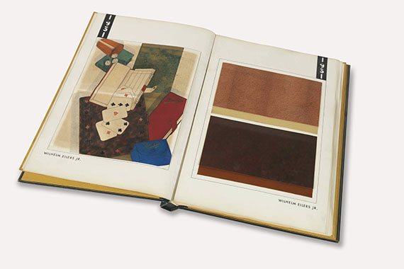  - Leder-Musterbuch der Fa. Wilhelm Eilers Jr - 