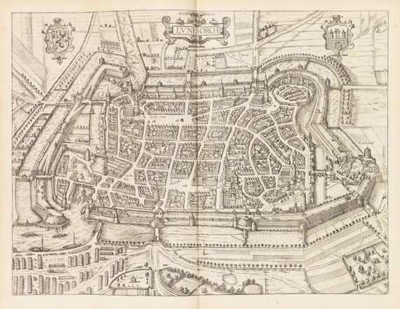  Braun/Hogenberg - Civitates orbis terrarum Köln, 6 in 3 Bänden - 