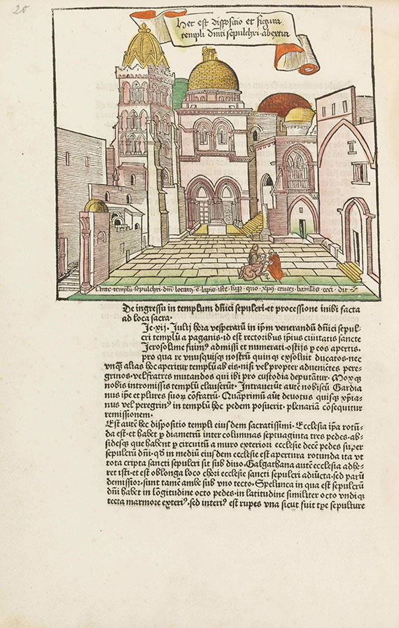 Bernhard von Breydenbach - Peregrinatio. Fragment - 