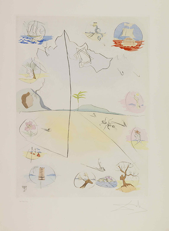 Salvador Dalí - The Twelve Tribes of Israel - 