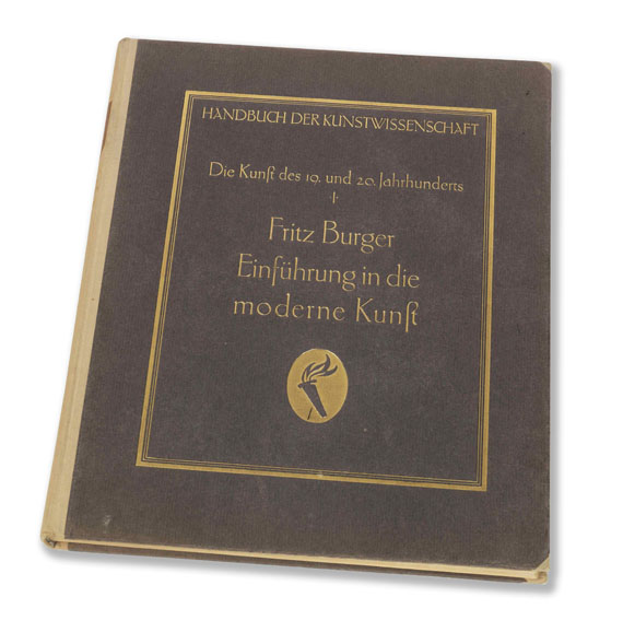 Alberto Giacometti - F. Burger, Einführung in die moderne Kunst. Mit 4 Bleistiftzeichnungen. - 