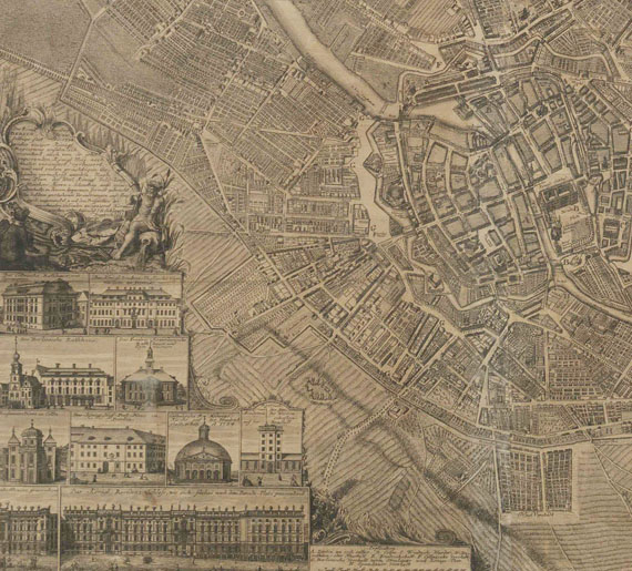 Johann David Schleuen - Die Königl. Residenz Berlin, so wie selbige seit Ao. 1734 erweitert - 