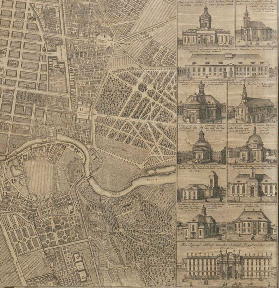 Johann David Schleuen - Die Königl. Residenz Berlin, so wie selbige seit Ao. 1734 erweitert - 