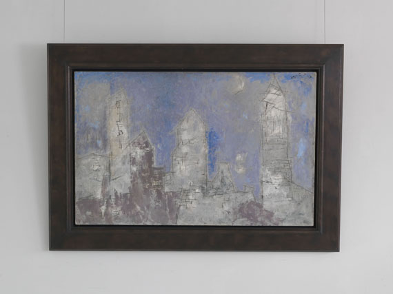 Lyonel Feininger - Manhattan, Dusk - 