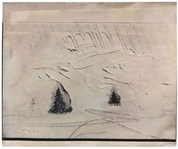 Sigmar Polke - Übermalung eines Bildes Winterlandschaft