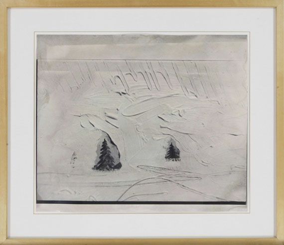 Sigmar Polke - Übermalung eines Bildes Winterlandschaft - Frame image