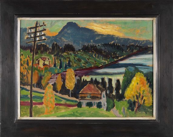 Gabriele Münter - Murnauer Landschaft - Frame image
