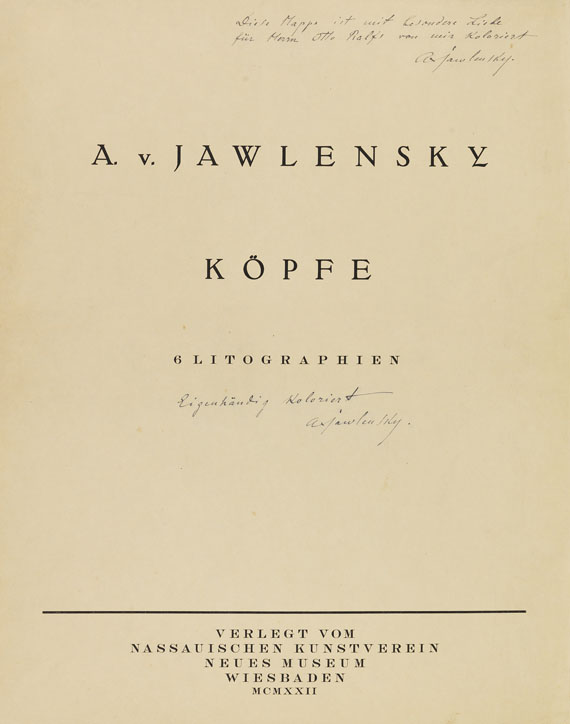 Alexej von Jawlensky - Köpfe - 