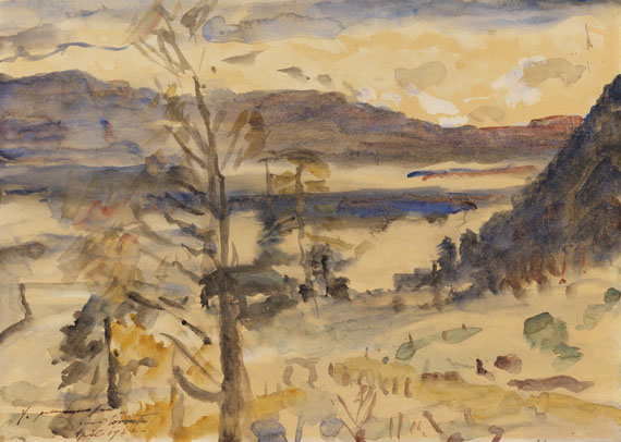 Lovis Corinth - Walchensee Landschaft