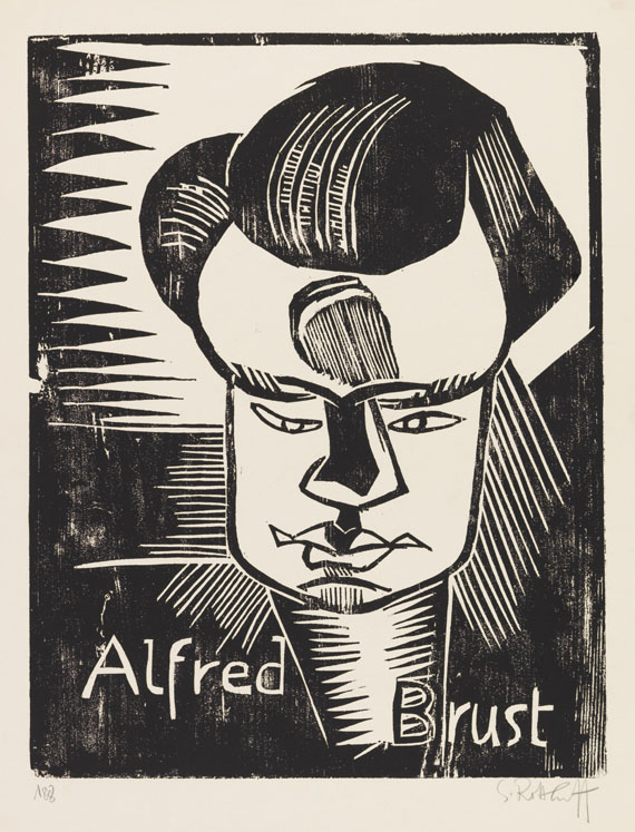 Karl Schmidt-Rottluff - Bildnis Alfred Brust