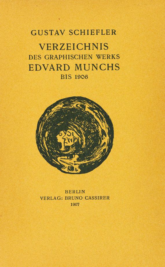 Edvard Munch - Verzeichnis des graphischen Werks Edvard Munchs bis 1906 / Edvard Munch. Das graphische Werk 1906-1926 (mit: "Frauenkopf" und "Aus Åsgårdstrand") - 