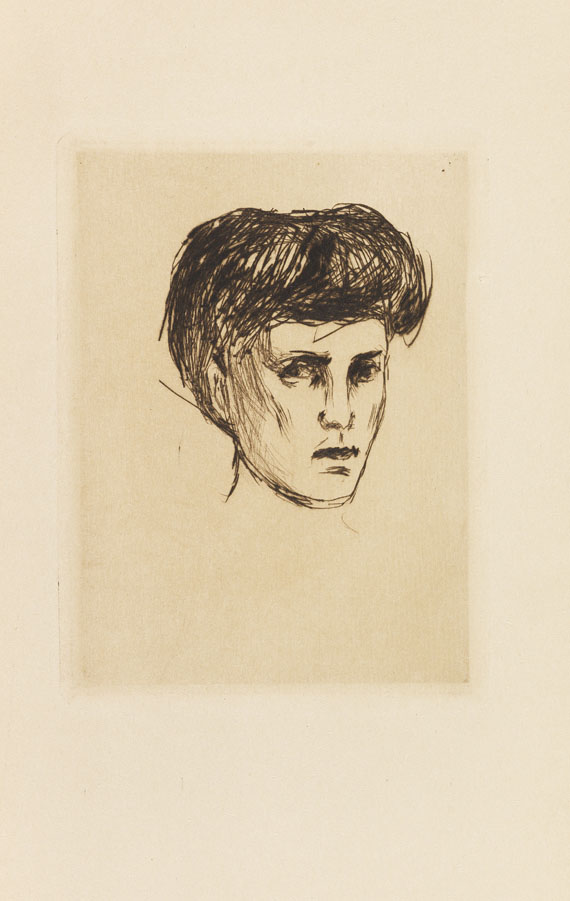 Munch - Verzeichnis des graphischen Werks Edvard Munchs bis 1906 / Edvard Munch. Das graphische Werk 1906-1926 (mit: "Frauenkopf" und "Aus Åsgårdstrand")