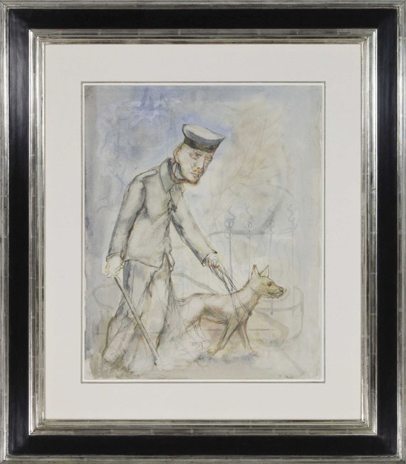 George Grosz - Blinder Krüppel (Cripple) - Frame image