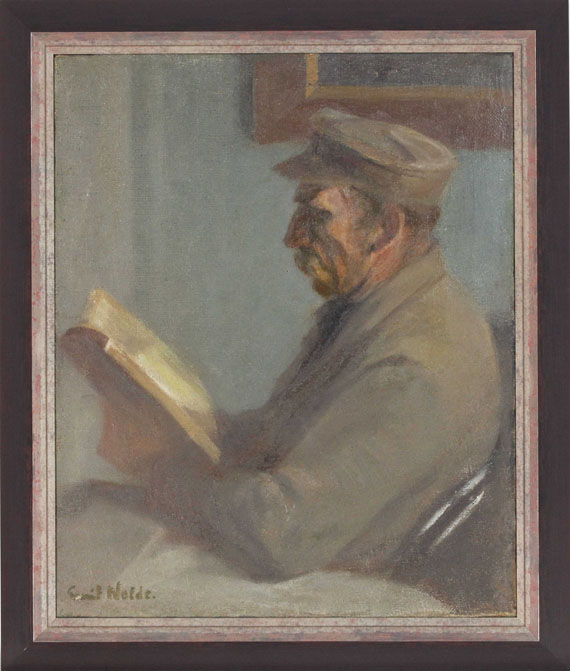 Emil Nolde - Hans Hansen (Der Bruder des Künstlers) - Frame image