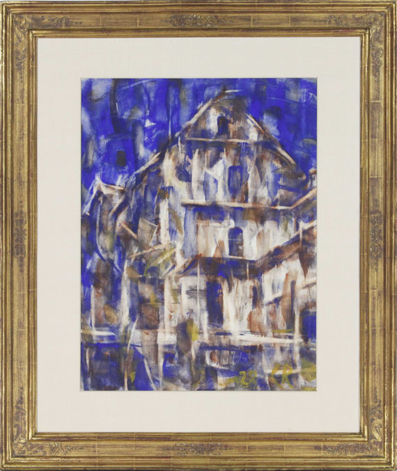 Christian Rohlfs - Tessiner Häuser I - Frame image