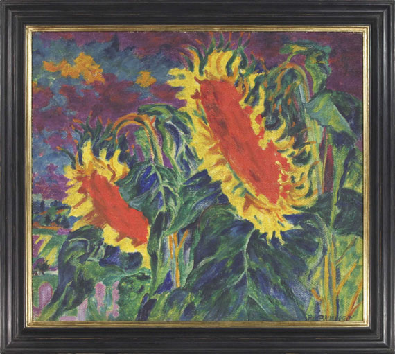 Philipp Bauknecht - Zwei Sonnenblumen - Frame image