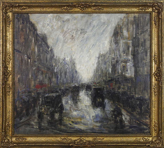 Otto Pippel - Friedrichstraße in Berlin - Frame image
