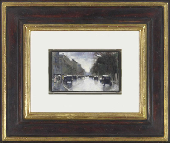 Lesser Ury - Straße im Tiergarten - Frame image