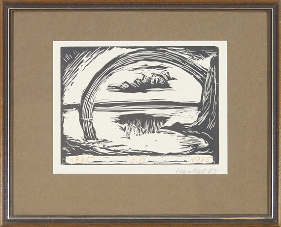 Erich Heckel - Regenbogen - Frame image