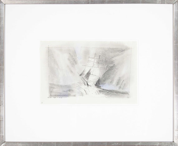 Lyonel Feininger - Brigg in Dünung - Frame image