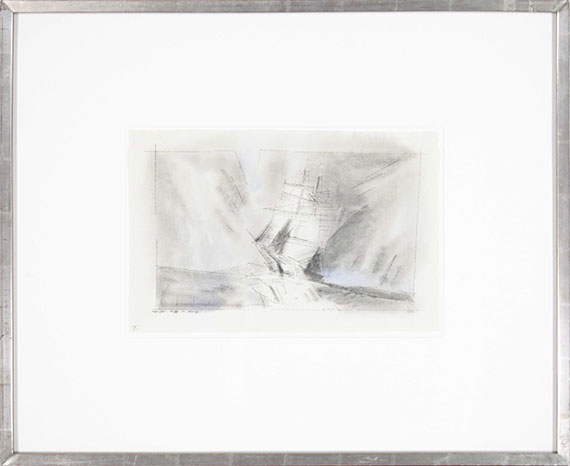 Lyonel Feininger - Brigg in Dünung - Frame image