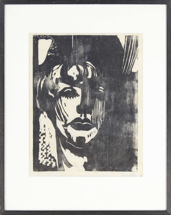 Emil Nolde - Blonde Frau - Frame image
