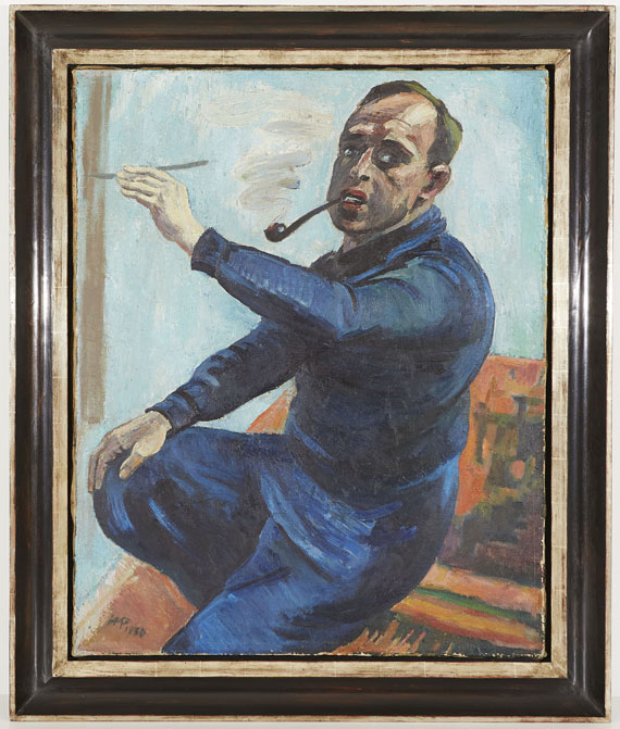 Hermann Max Pechstein - Selbstbildnis - Frame image