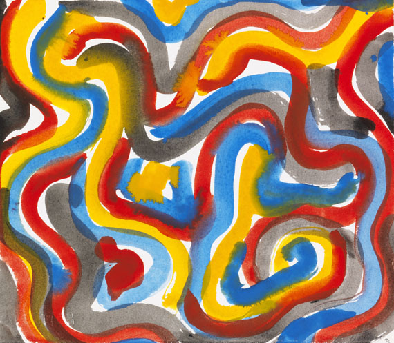 Sol LeWitt - Curvy Brushstrokes