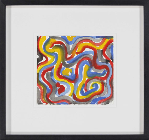 Sol LeWitt - Curvy Brushstrokes - Frame image