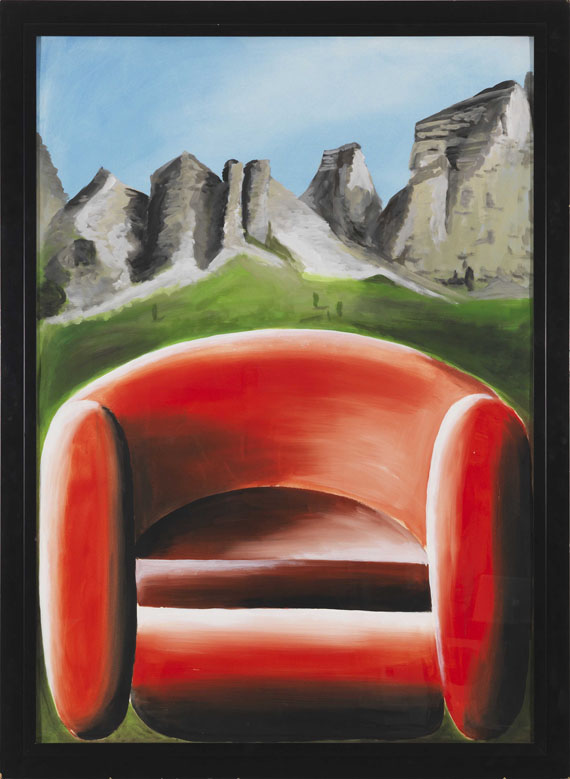 Andreas Schulze - Sessel im Gebirge - Frame image