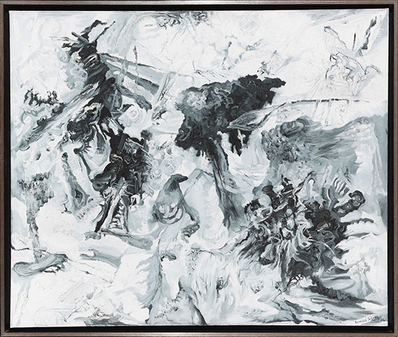 Bernard Schultze - Licht zerbricht Gestrüpp und Gestein - Frame image