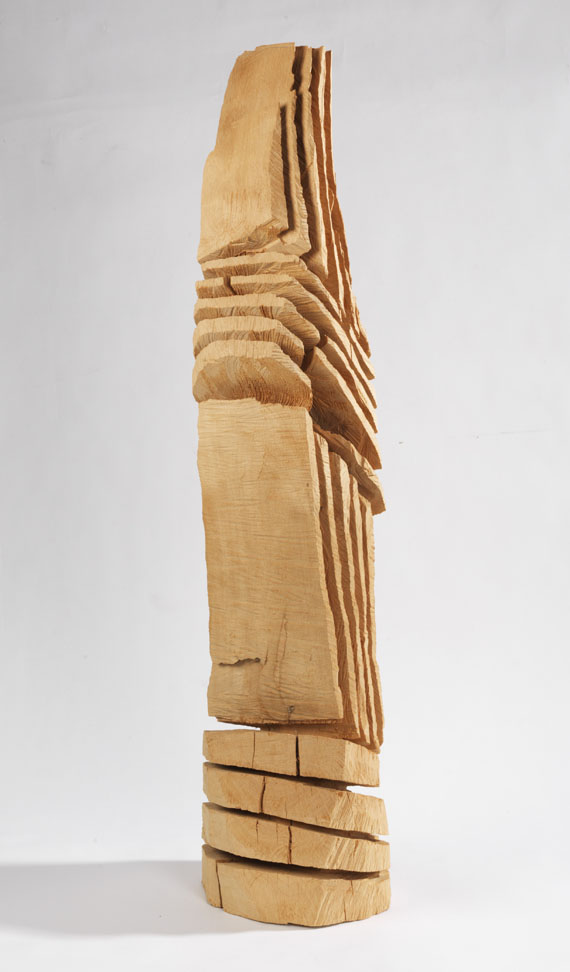 David Nash - Roche Beech Tumble Stack - Back side