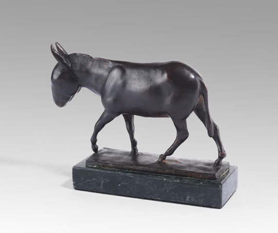 August Gaul - Gehender Esel - 