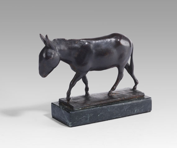 August Gaul - Gehender Esel - 