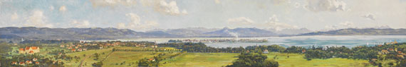 Claus Bergen - Blick auf Lindau und den Bodensee