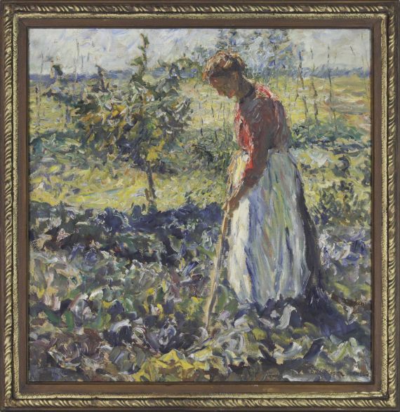 Otto Pippel - Im Garten - Frame image