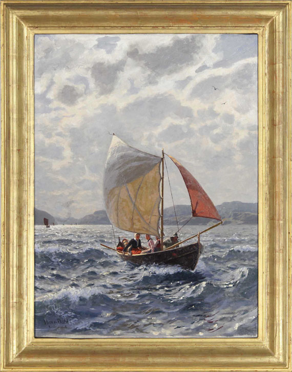 Hans Dahl - Mit dem Winde - Frame image