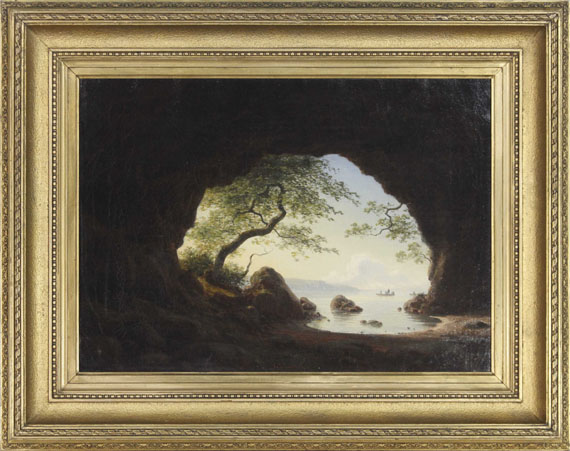 Georg Emil Libert (Liebert) - Felsgrotte auf Bornholm - Frame image