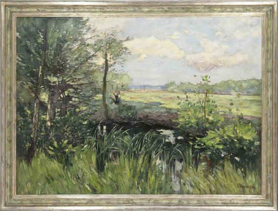 Karl Hagemeister - Der Schwielowsee bei Kaputh ? Frühling - Frame image