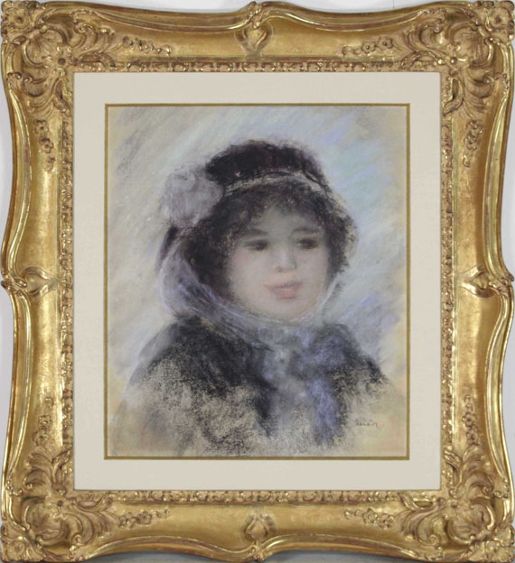 Pierre-Auguste Renoir - Portrait de femme - Frame image