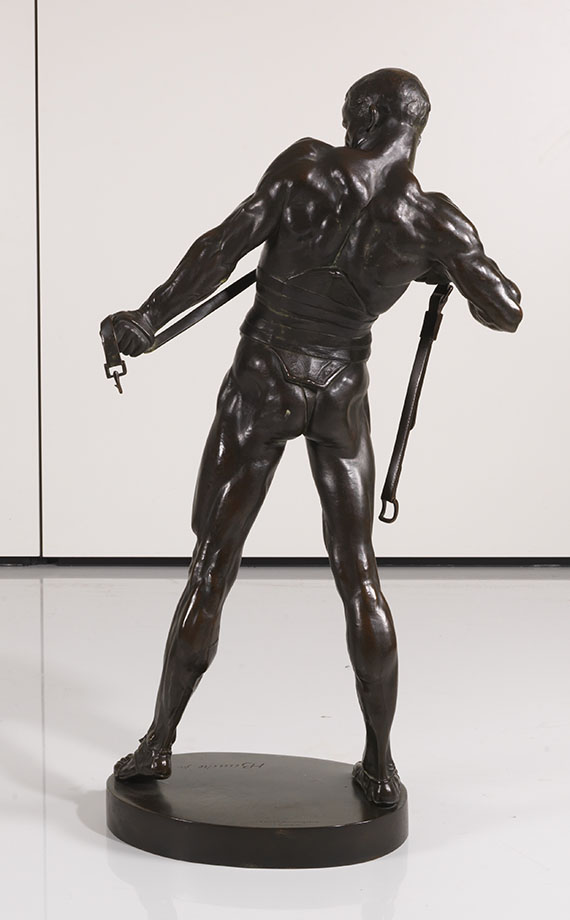 Heinrich Baucke - Der Gladiator - Back side