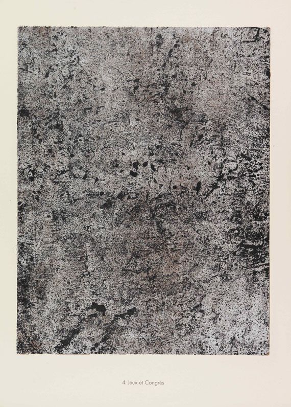 Jean Dubuffet - Cadastre, Mappe 10 Orig.-Lithographien - 