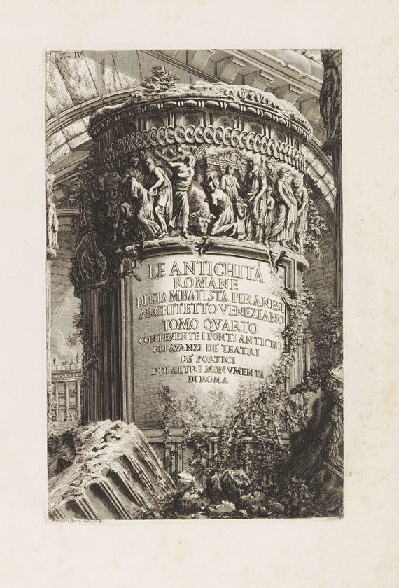 Giovanni Battista Piranesi - Le Antichitá Romane, Bd. II und IV - 