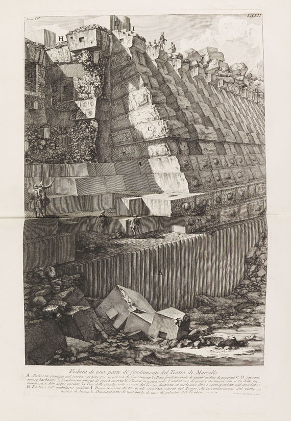 Giovanni Battista Piranesi - Le Antichitá Romane, Bd. II und IV - 