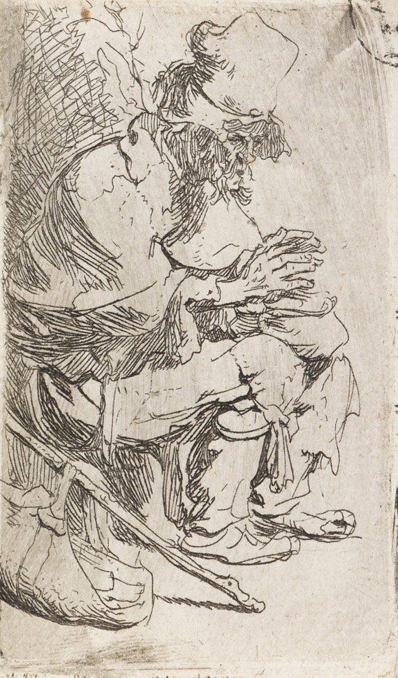 Harmenszoon Rembrandt van Rijn - Bettler mit der Glutpfanne