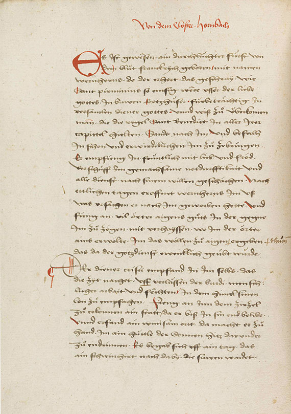  Manuskripte - Chronik von Reichenau. Handschrift 16. Jahrhundert
