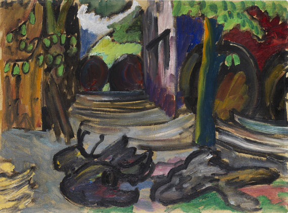 Gabriele Münter - Beim Griesbräukeller in Murnau